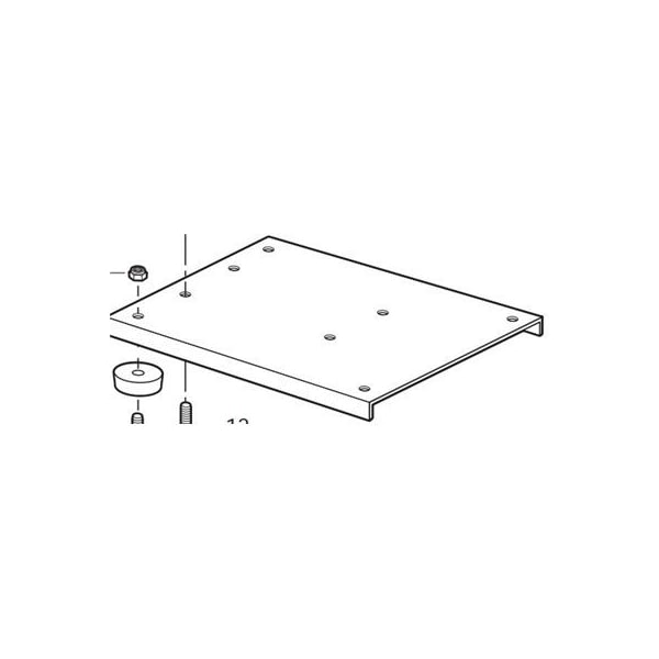 Allegro Industries Blower Base Plate, 950088 9500-88 - main